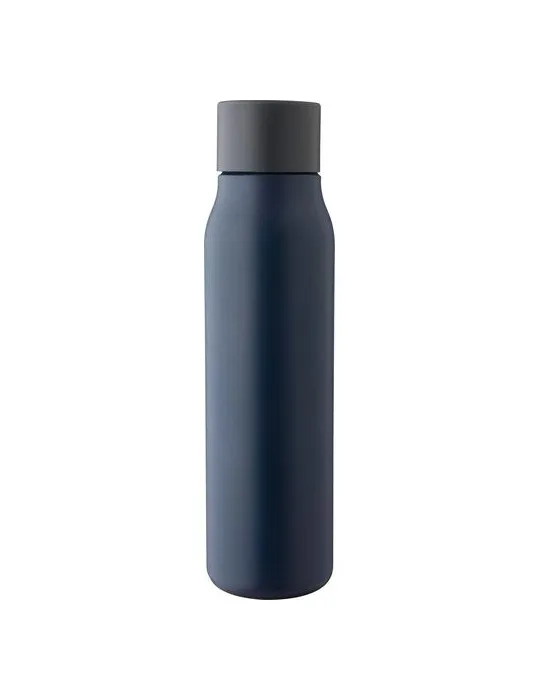 Gourde double paroi de 600 ml en acier inoxydable recyclé Cassian personnalisable avec votre logo