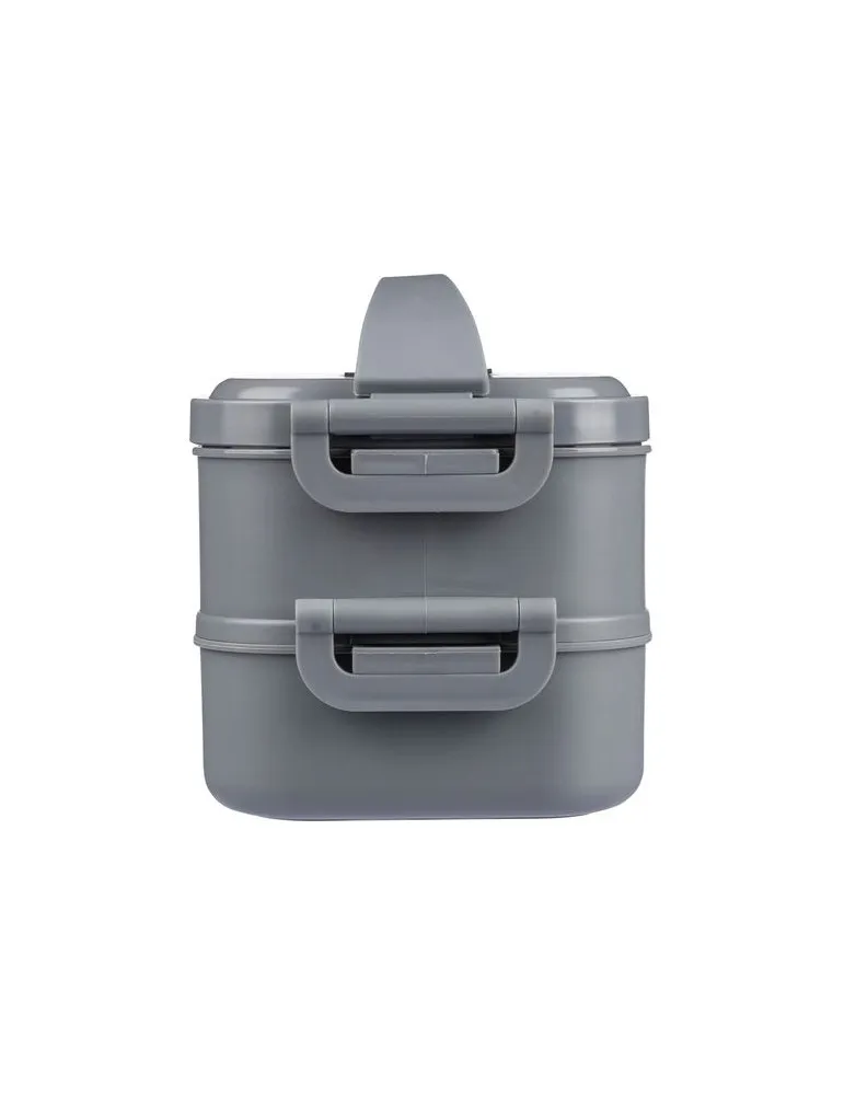 Lunch box en PP d’une capacité totale de 1 600 ml Selwyn cadeau affaires élégant