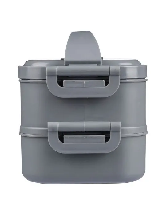 Lunch box en PP d’une capacité totale de 1 600 ml Selwyn objet promo petit budget