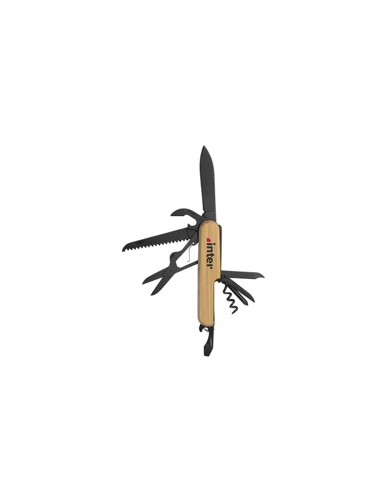 Bamboo Blade Couteau de poche personnalisable avec votre logo