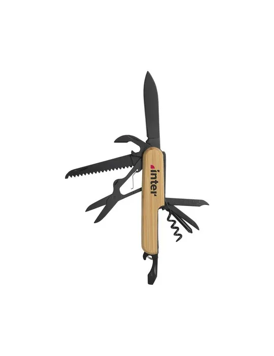 Bamboo Blade Couteau de poche personnalisable avec votre logo