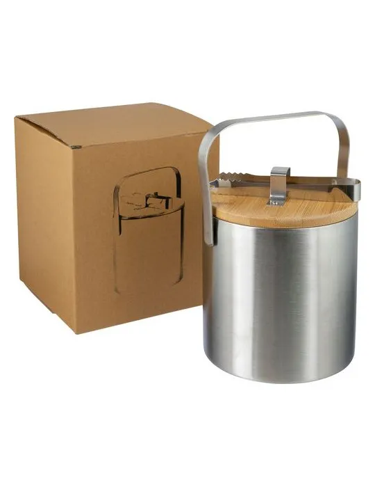 Seau à glace double paroi en acier inoxydable Fenwick