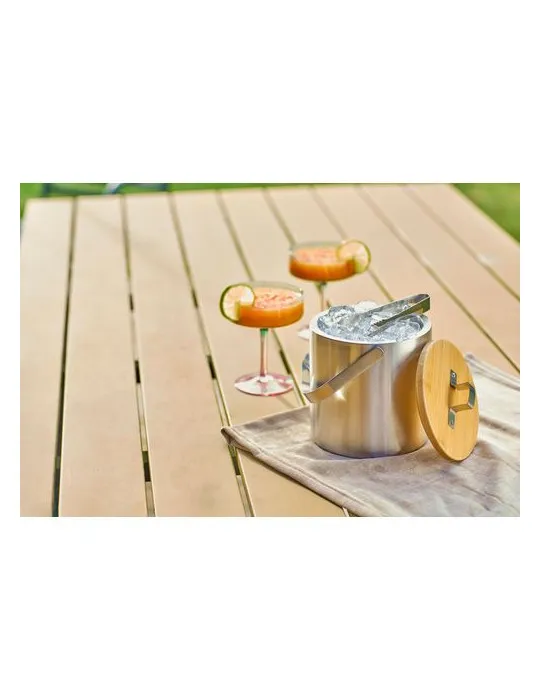 Seau à glace double paroi en acier inoxydable Fenwick