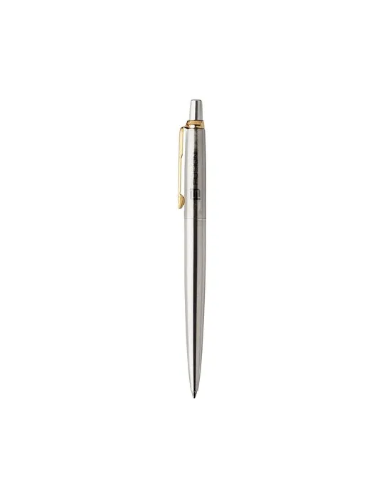 Parker Jotter Stylo recyclé en acier inox - bleu personnalisable avec votre logo