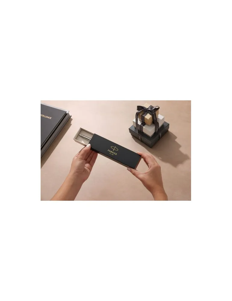 Parker Jotter Stylo recyclé en acier inox - bleu livraison express 24h 48h