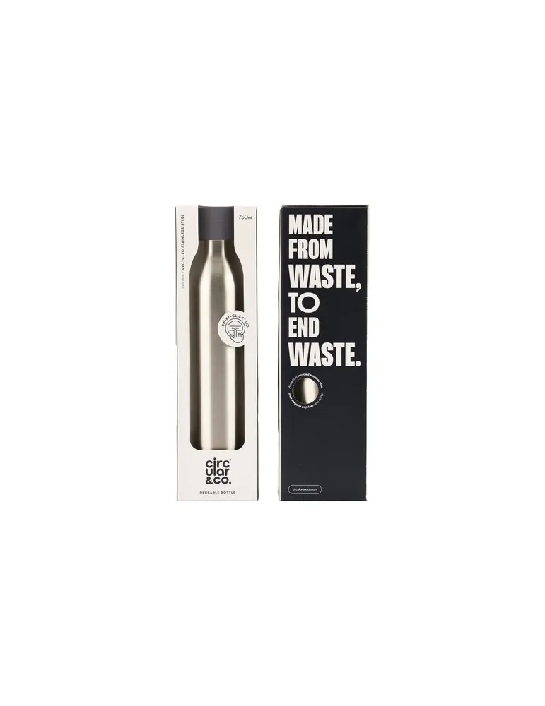 Circular&Co Recycled Stainless Steel Bottle 750 ml objet promotionnel éco-responsable