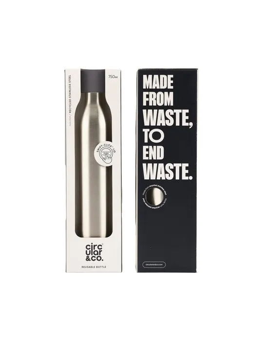 Circular&Co Recycled Stainless Steel Bottle 750 ml objet promotionnel éco-responsable