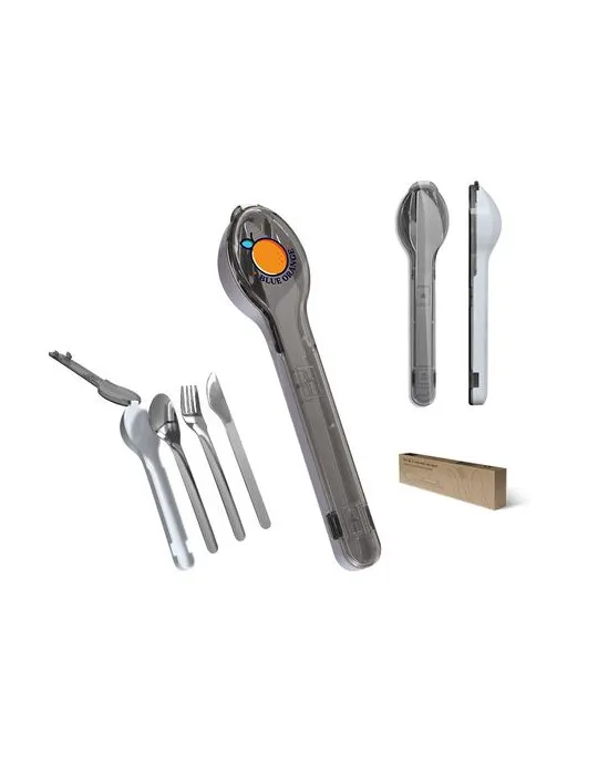 SET DE 3 COUVERTS EN INOX DANS BOITIER RIGIDE