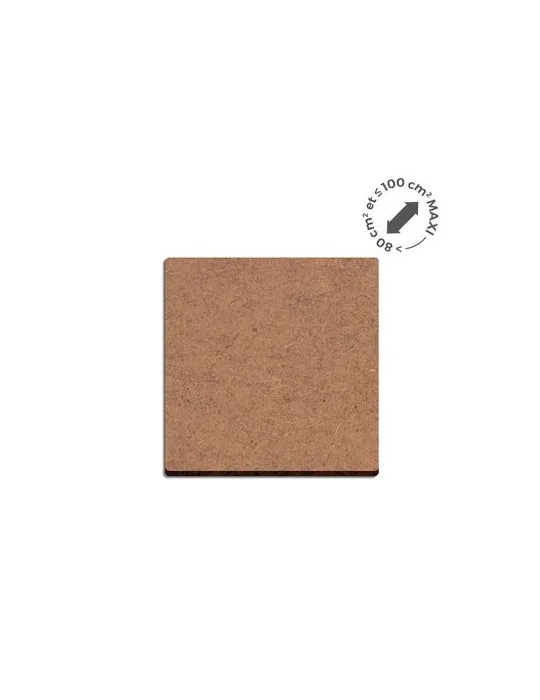 SOUS VERRE CREATION MDF EP 3mm 100 cm2 MAXI marquage laser ultra précis