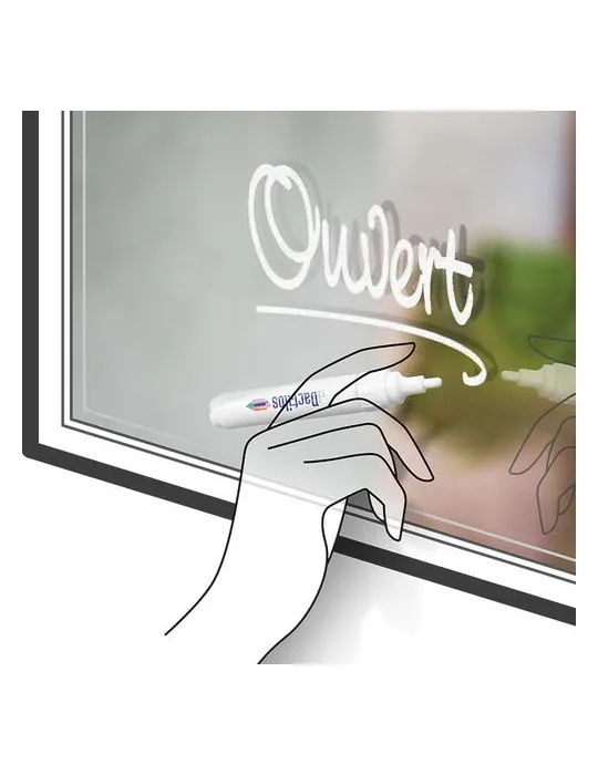 STYLO FEUTRE MARQUEUR CRAIE EFFACABLE