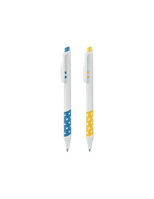 STYLO BILLE PLASTIQUE ECRITURE BLEU cadeau entreprise pas cher