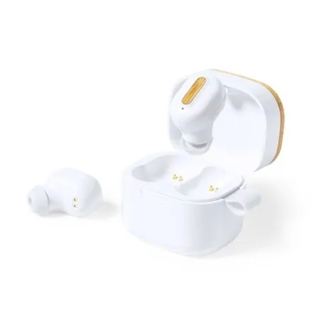 Casque Bluetooth Écologique Personnalisé pas cher - Zoe Écouteurs Matières : bois Couleurs : bois impression haute définition