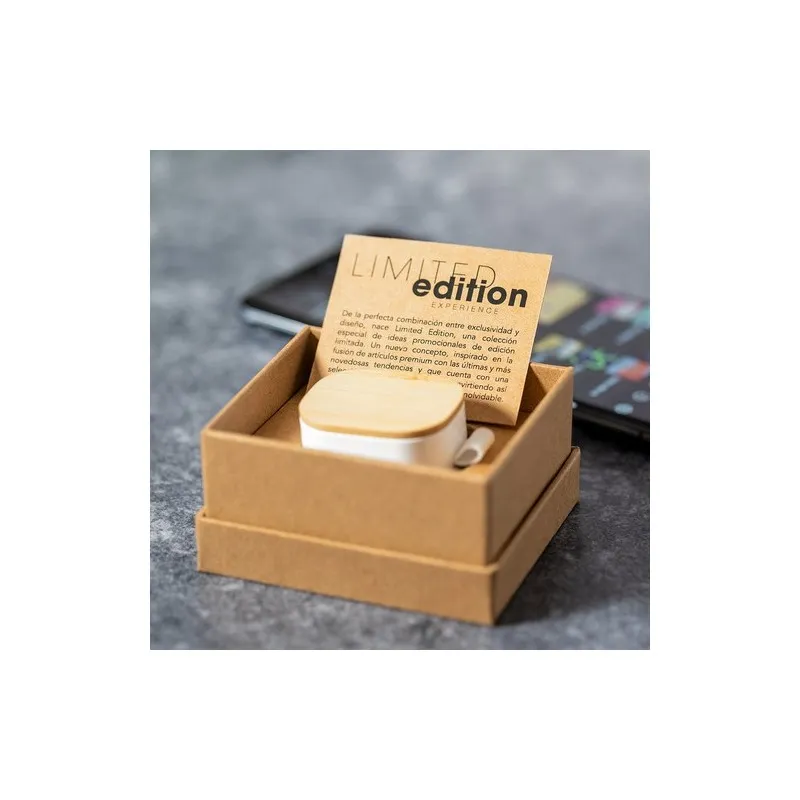 Casque Bluetooth Écologique Personnalisé pas cher - Zoe Écouteurs Matières : bois Couleurs : bois livraison express 24h 48h