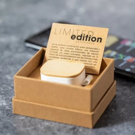 Casque Bluetooth Écologique Personnalisé pas cher - Zoe Écouteurs Matières : bois Couleurs : bois livraison express 24h 48h