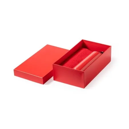 Set de Gourde et Serviette Personnalisé Cloister Matières : bois Couleurs : bois accessoire événementiel unique