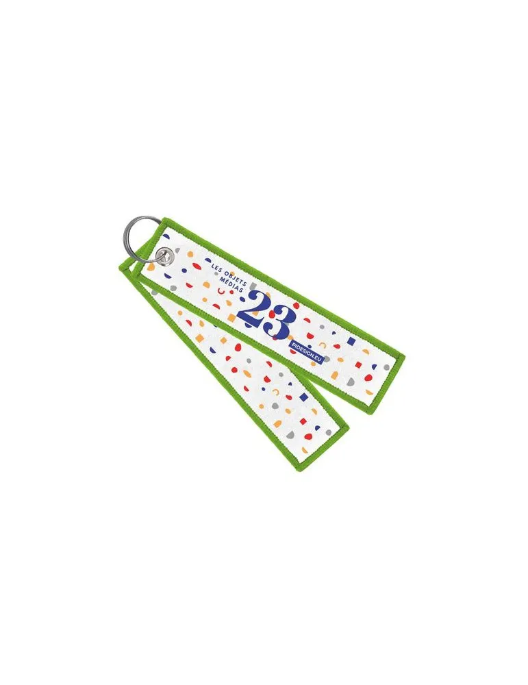 PORTE-CLE TISSE impression haute définition