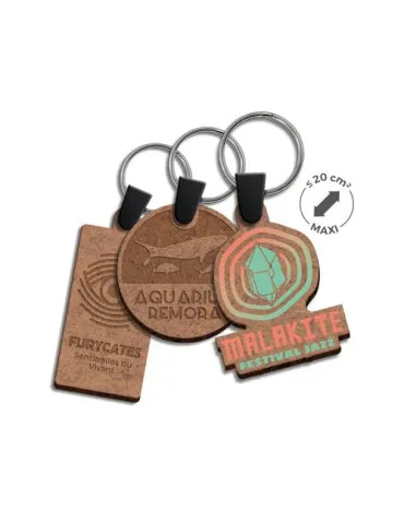 PORTE CLE CREATION MDF EP 3 mm MAXI 20 cm2