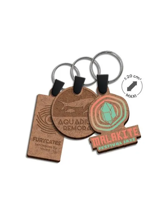 PORTE CLE CREATION MDF EP 3 mm MAXI 20 cm2