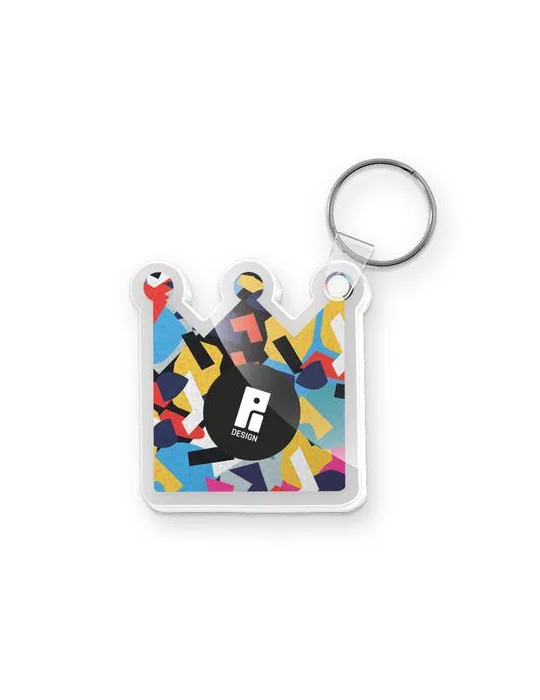 PORTE CLE CREATION PMMA EP 3mm ENTRE 20 cm2 MAXI 40 cm2 cadeau entreprise pas cher