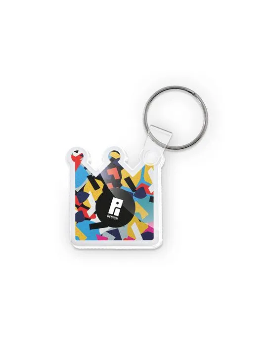 PORTE CLE CREATION PMMA EP 3mm MAXI 20 cm2 cadeau entreprise pas cher