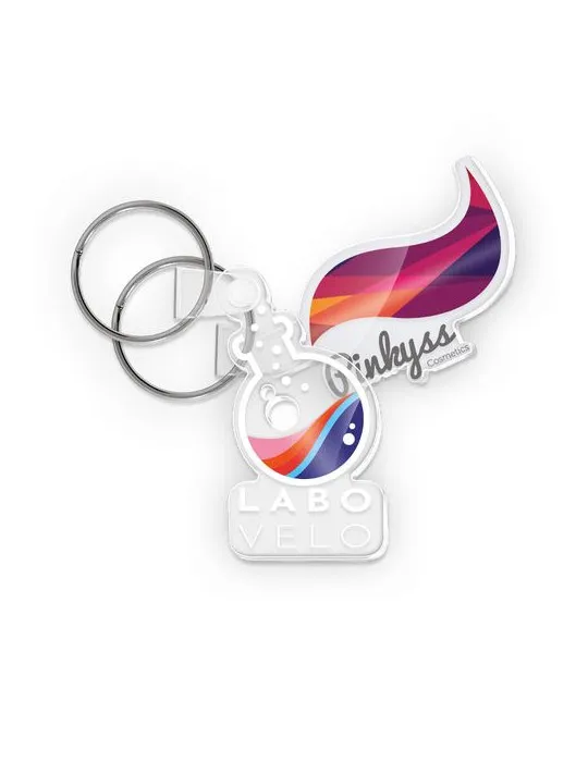 PORTE CLE CREATION PMMA EP 3mm MAXI 20 cm2 impression haute définition