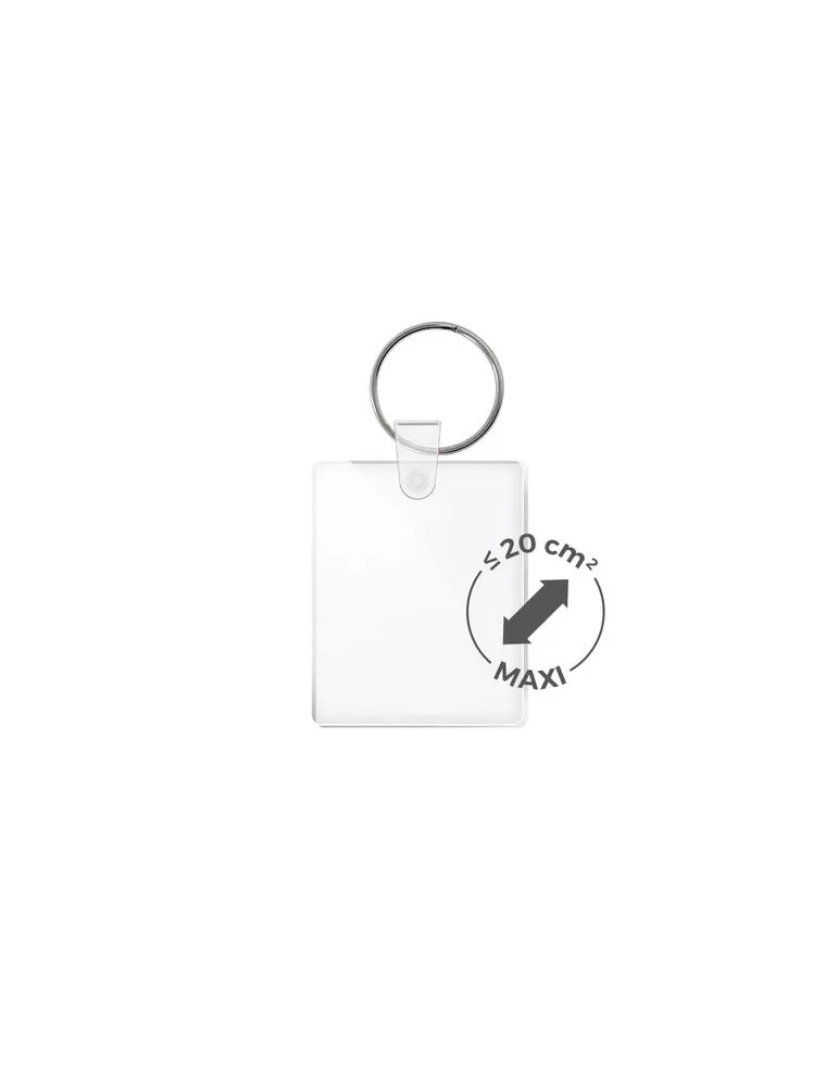 PORTE CLE CREATION PMMA EP 3mm MAXI 20 cm2 livraison express 24h 48h