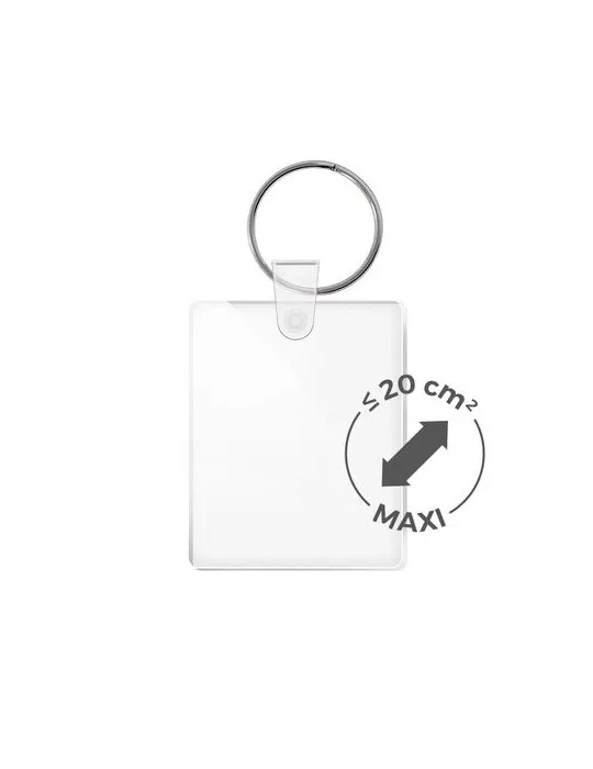 PORTE CLE CREATION PMMA EP 3mm MAXI 20 cm2 livraison express 24h 48h