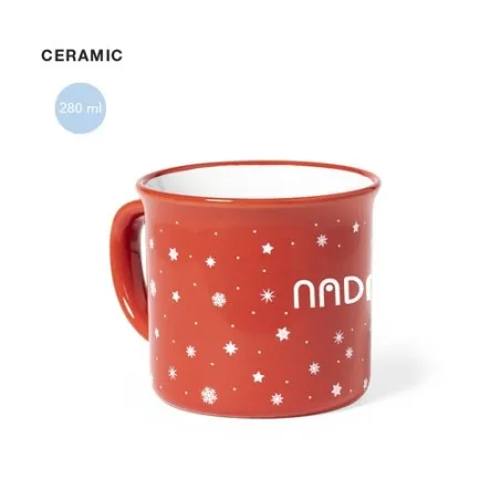 Mug de Noël Personnalisé Écologique Verdux Matières : polypropylène (PP) Couleurs : bleu marquage laser ultra précis