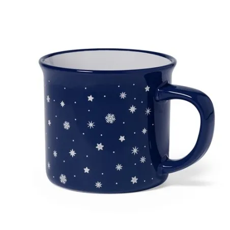 Mug de Noël Personnalisé Écologique Verdux Matières : polypropylène (PP) Couleurs : bleu personnalisation rapide en France