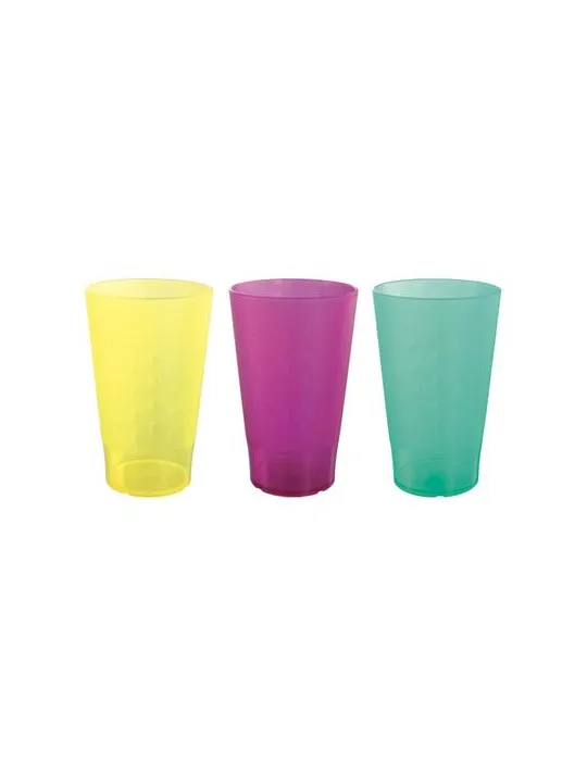 GOBELET PLASTIQUE REUTILISABLE 33 cl - PREMIUM marquage laser ultra précis