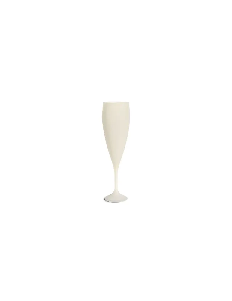FLUTE A CHAMPAGNE REUTILISABLE EN BIOCOMPOSITE 14 cl RAS BORD