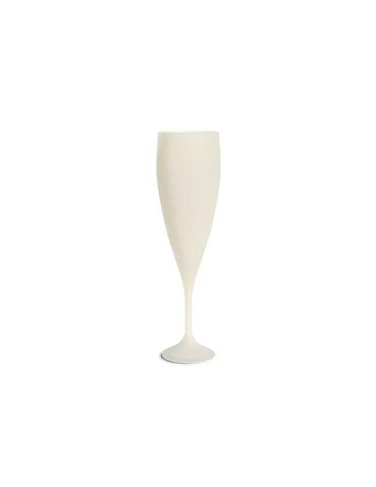 FLUTE A CHAMPAGNE REUTILISABLE EN BIOCOMPOSITE 14 cl RAS BORD