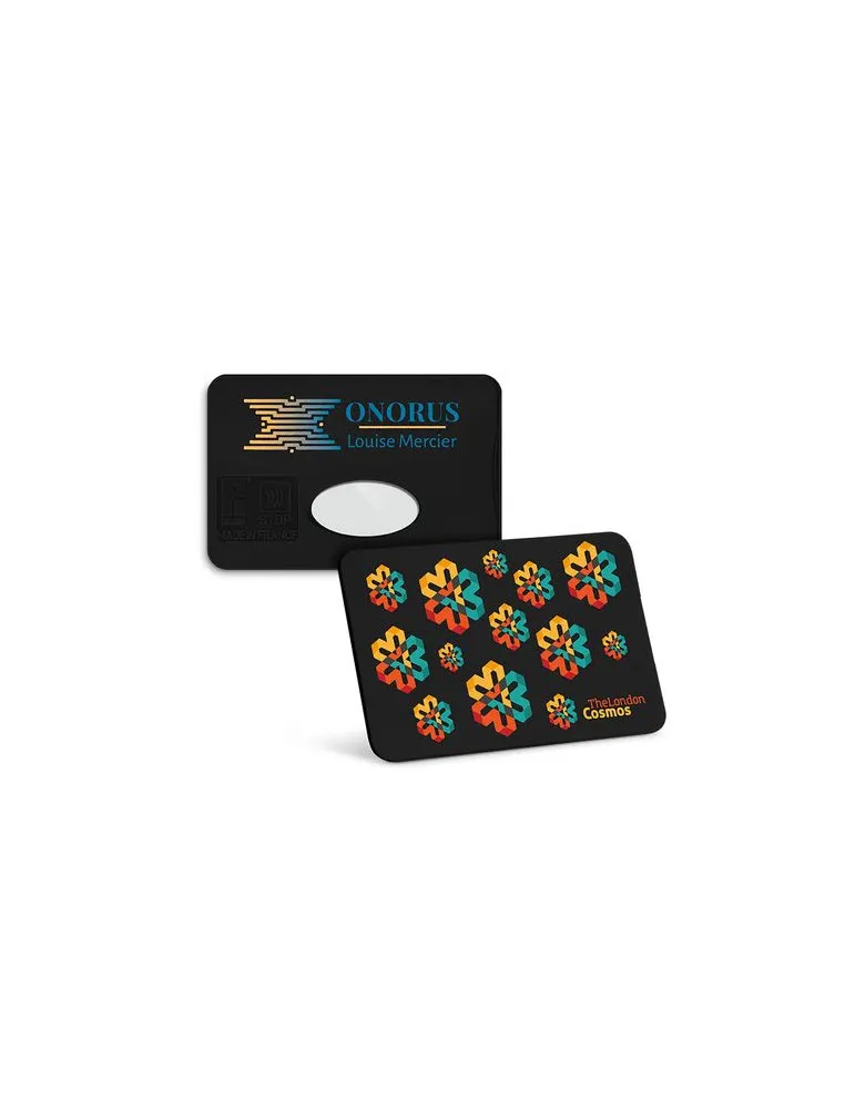 PROTEGE CARTE DE CREDIT EN MATIERE RECYCLEE AVEC BLINDAGE ANTI RFID