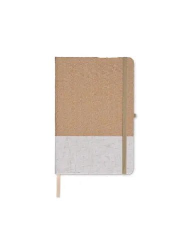 CARNET A5 COUVERTURE COTON ET FIBRES DE BAMBOU 2