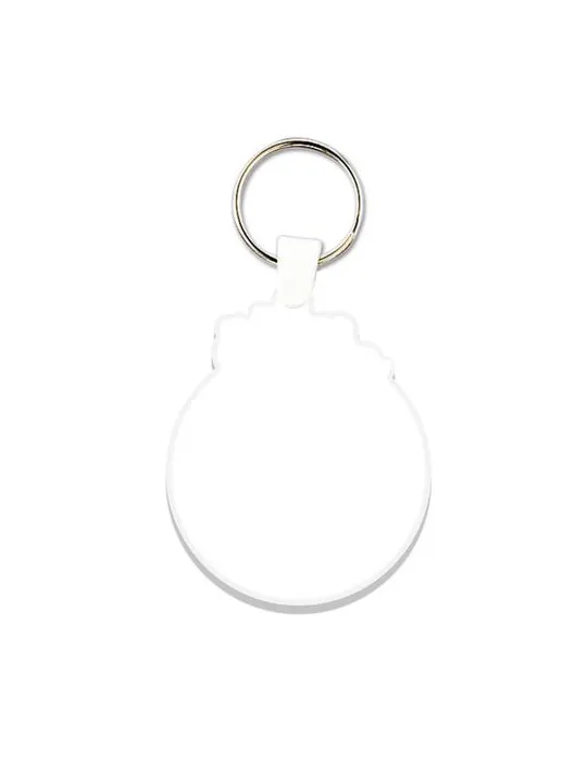PORTE CLES PLASTIQUE SOUPLE (anneau 25 mm) cadeau entreprise pas cher