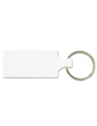 PORTE CLES RECTANGLE 55x28 mm (anneau 25 mm) 2