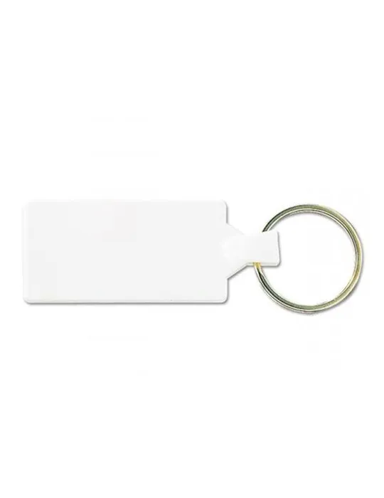 PORTE CLES RECTANGLE 55x28 mm (anneau 25 mm) personnalisable avec votre logo