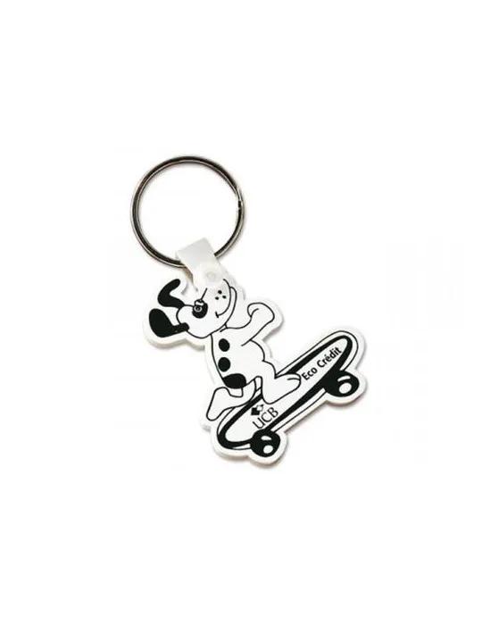 PORTE CLES PERSONNALISABLE DUR (anneau 25 mm)