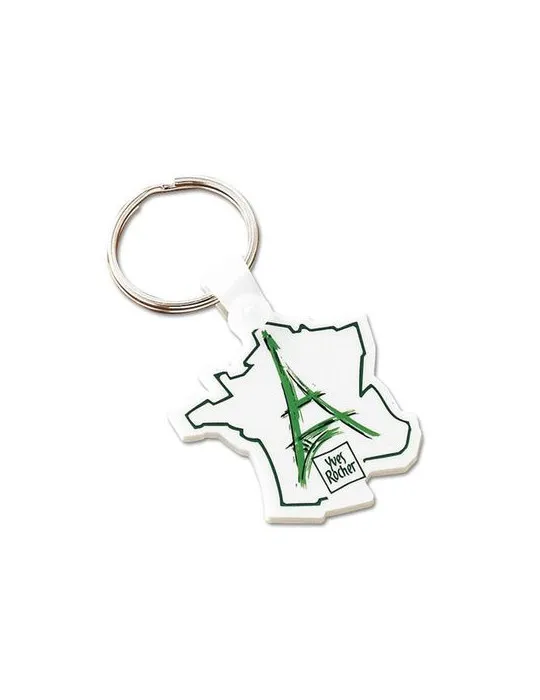 PORTE CLES PERSONNALISABLE DUR (anneau 25 mm) goodies publicitaire événementiel