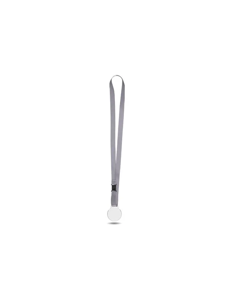 MEDAILLE PLASTIQUE (PMMA) EP 3 mm ET MAXI 30 cm2 AVEC CORDON SATIN