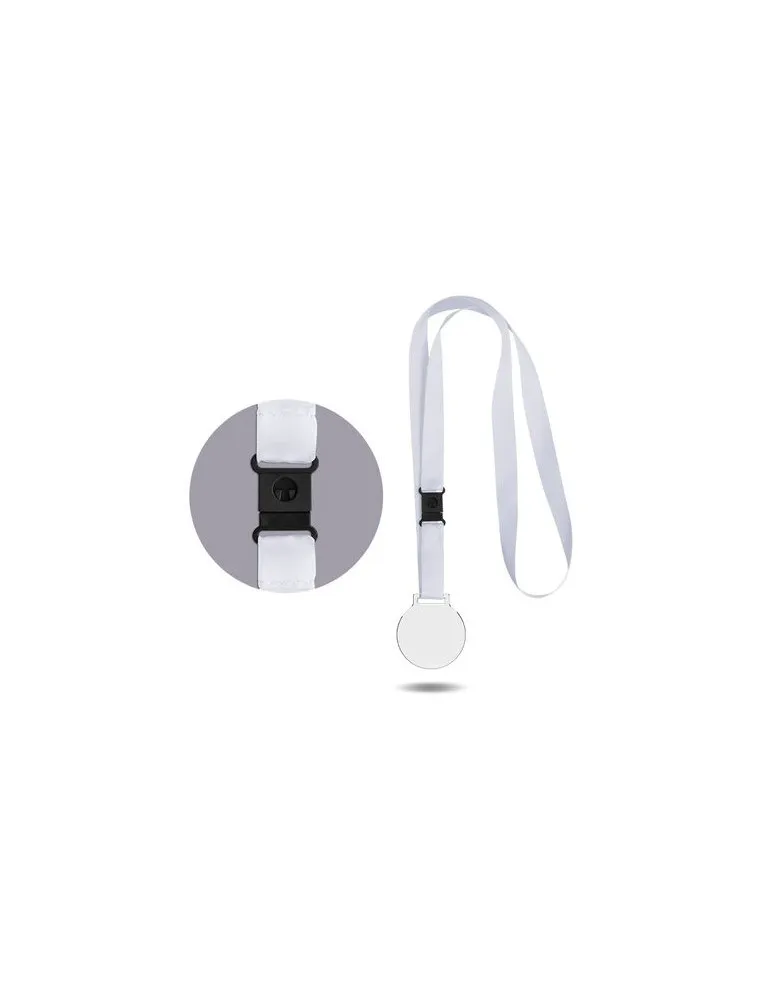 MEDAILLE PLASTIQUE (PMMA) EP 3 mm ET MAXI 30 cm2 AVEC CORDON SATIN