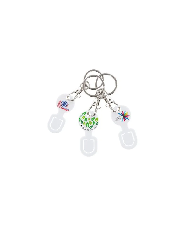 PORTE CLES MOUSQUETON PETIT MODELE AVEC CLIPCOURSE