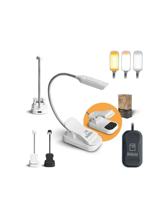 LAMPE LED DE LECTURE FLEXIBLE AVEC PINCE