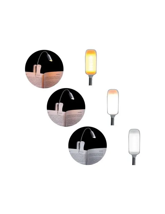 LAMPE LED DE LECTURE FLEXIBLE AVEC PINCE