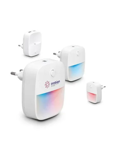 LAMPE VEILLEUSE AUTOMATIQUE ET CHARGEUR 2 USB