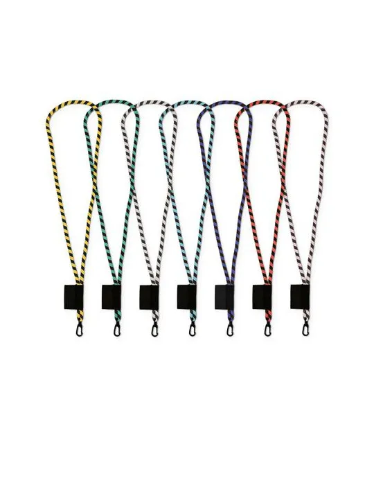 CORDON TOUR DE COU / LANAYRD TUBULAIRE TISSEE 2 COULEURS personnalisable avec votre logo