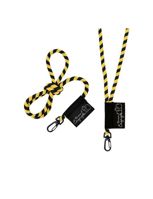 CORDON TOUR DE COU / LANAYRD TUBULAIRE TISSEE 2 COULEURS cadeau entreprise pas cher