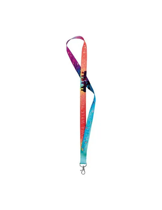 CORDON TOUR DE COU / LANYARD 2X92 CM - SUBLIMATION personnalisable avec votre logo