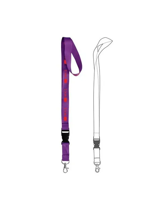 CORDON TOUR DE COU / LANYARD 2X85+10 CM