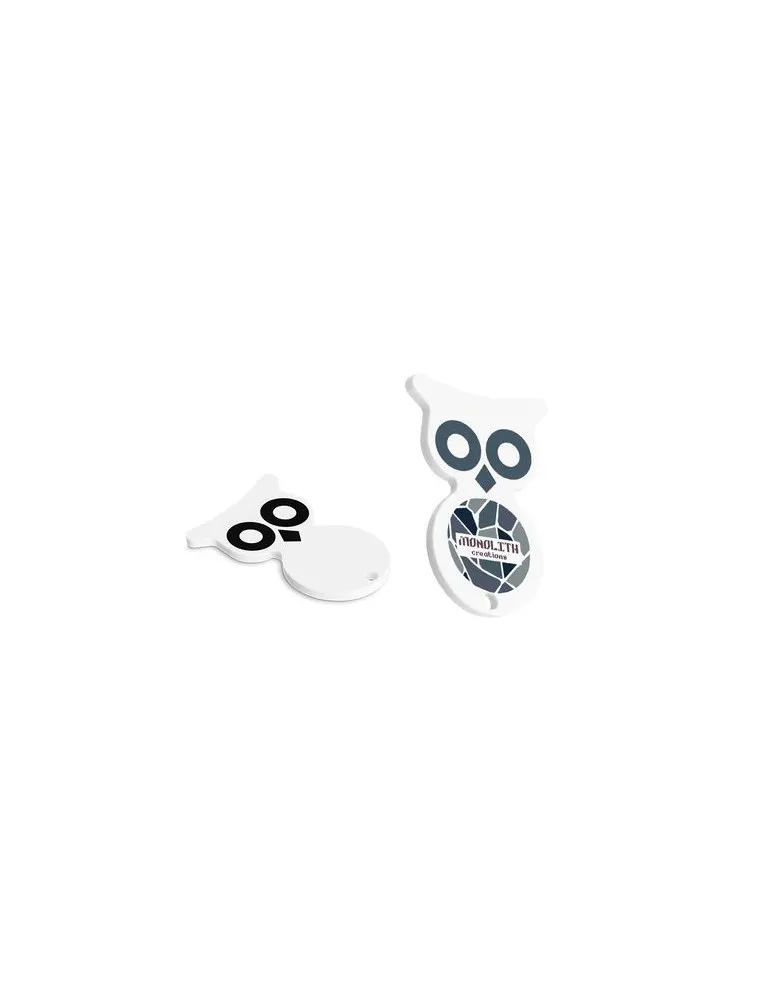 JETON PLASTIQUE (ABS) FORME HIBOU